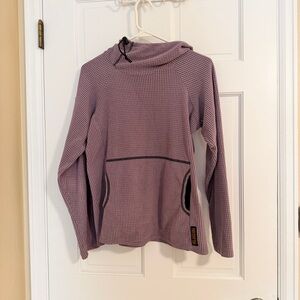 Purple Melanzana Micro Grid Hoodie